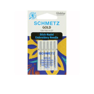 SCHMETZ - Goud Borduur naald 130/705 H-ET 75